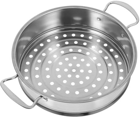 PAMINGONO 9.37-inch Stainless Steel Steamer Basket Multi-purpose Vegetable and Dumpling Cooking Steamer for Pot Use Household Kitchen Steaming Rack