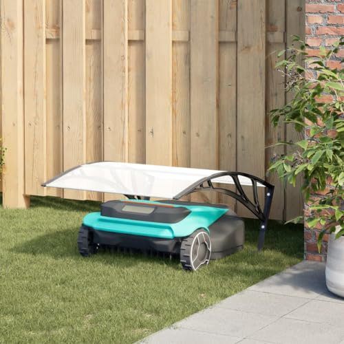 Homgoday Robot Falciatrice Garage Nero 80x101x46 cm, Accessori per Tosaerba Casa