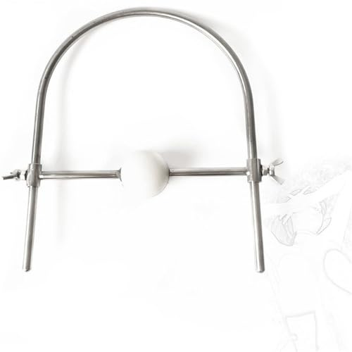 BFLaiCai Bavaglio In Acciaio Inox, Divaricatore For La Bocca, Anello For La Bocca, Apribocca, Restrizioni, Feticismo, Schiavi, BDSM, Bondage, Sesso Orale, Giocattolo Sessuale Estremo