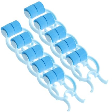 LALADEFIEE 16 pièces Clips de Nez Anti-saignement Respiratoire Pince Nasale Confortable et Portable pour Exercices de Respiration Mucus et Ronflement