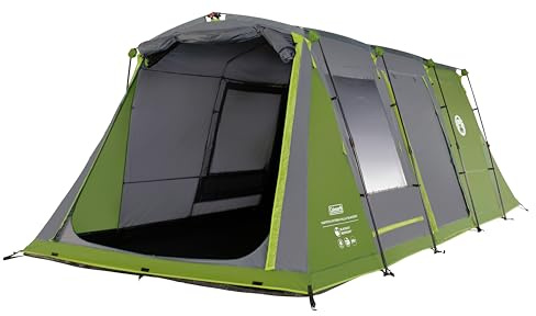 Coleman Tienda Fastpitch Victoria Falls 4 Blackout| Montaje rápido en 2 Minutos| Dormitorio oscurecido|Tienda Familiar compacta para 4 Personas |Tienda para Festivales y Camping |Impermeable 4500 mm
