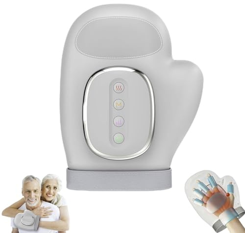 Masajeador De Manos, Masajeador Eléctrico De Mano Con Calor, Máquina Masaje Muñeca Recargable Con Cuidado Frío Y Caliente, 3 Temperaturas, 5 Niveles, Guante Compresión Portátil ParaArtritis, Artrosis