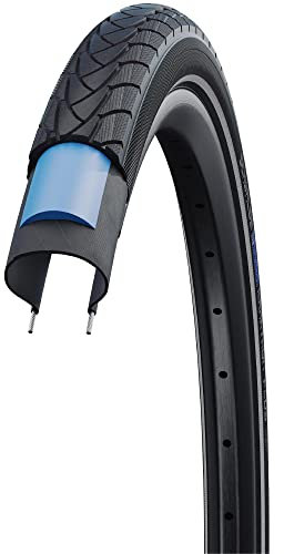 Schwalbe Marathon Plus Fahrradreifen – 20x1.75-47-406 – der unplattbar-Reifen für Fahrräder - SmartGuard