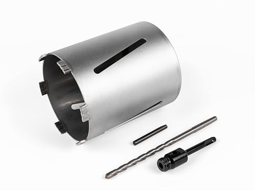 SDS PLUS diamantborrkrona M22 med spetsig gänga kärnborr DM 150 mm L 200 mm för borrhammare