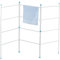 Home Vida Clothes Drying Rack - Foldable 3 Fold Airer with Drying Space, Foldable Design, Indoor/Outdoor Use, White