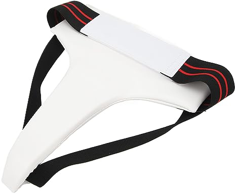 Pssopp Jock Strap Supporter Elastic Widening Strap Good Protection Women Groin Protector for Taekwondo Wrestling Cycling (L)