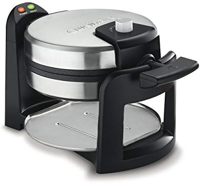 Cuisinart Round Flip Belgian Waffle Maker, 1 thick Belgian-style Waffle, WAF-F30NAS