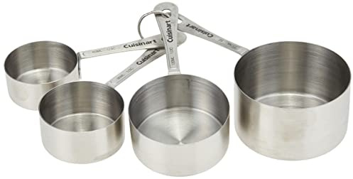 Cuisinart CTG-00-SMC Stainless Steel Measuring Cups, Set of 4,Silver