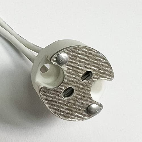 Extra Long Wires LVS-4-60 Halogen Lamp Socket with 60 Leads for G4, G5.3 & G6.35 Halogen Bi-Pin Light Bulbs …