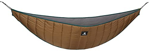 OneTigris Hideout Hamac Underquilt Isomats Underblanket pour hamacs sous-Couverture Thermique Ultraléger pour Outdoor Randonnée Camping 280x120cm(Coyote Marron)