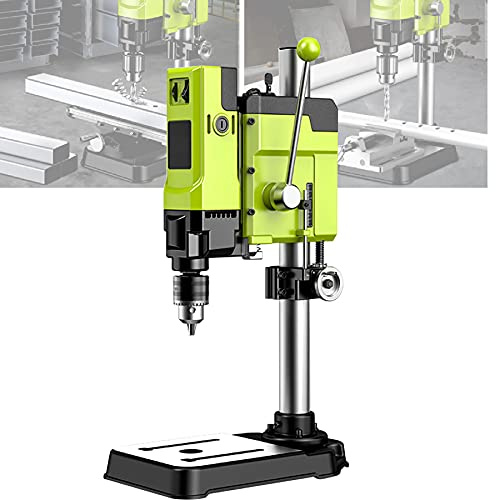 LXX Trapano a Colonna, Trapano a Colonna da Banco Professionale, Trapani a Colonna Elettrica 0-2500r/min, Supporto per Trapano a Colonna per Forature di Precisione