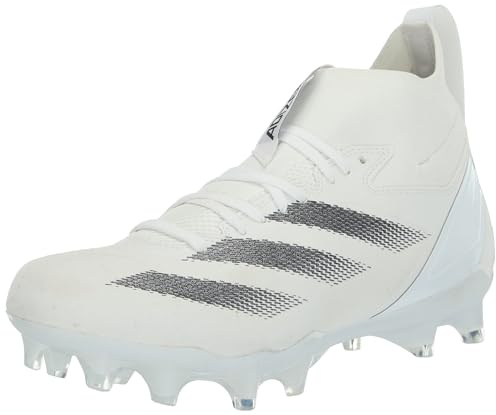 adidas Adizero Impact+ Premier Football Sneaker, da Uomo, Bianco/Nero/Bianco, 44 EU, Bianco Nero Bianco, 44 EU