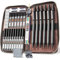 STAGEEK 6Stück Druckbleistifte Set mit Ledertasche,0,5 0,7 0,9 2,0mm Minenbleistift,metall mechanischer bleistift mit 16 Minenröhrchen(6B–4H)&Farbnachfüllungen,für Skizzieren, Zeichnen,schwarz