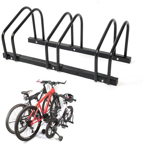 SHIAOBYC Bikes Floor Stand Bike Parking Rack Garage Bike Storage Stand Bicycle Storage Organizer for Mountain Bike, Road Bike Fit 22-28 Wheel Stand Tire Width 2.2