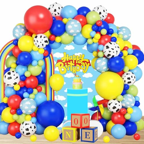 Birthday Party Boy Story Arch Garland Kit Birthday Balloons Decorations Story Theme Party Favor