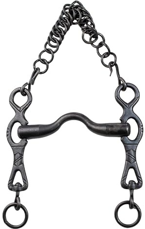Bocado portugués de fragua Los Nietos Dressage | Equipamiento para el caballo | Producto de Guarnicionería | Tradición artesana | Los Nietos