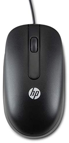 HP USB 1000dpi Laser Mouse - Ratón (USB, Laser, Oficina, Negro, Ambidextro, Monótono)