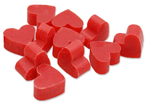 Florex Schafmilchseife mini mini Herz 100 Stück Granatapfel im Organzasäckchen Seife Gastgeschenk