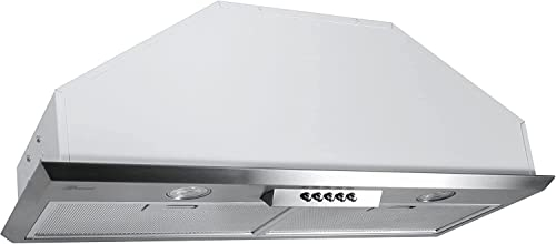 GURARI 051 IS 52, Hotte encastrable 52 cm Inox 1000 m³/h, hotte aspirante, hotte de circulation d'air