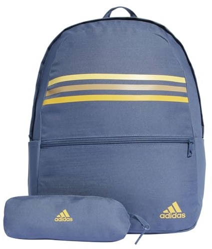adidas Unisex adulto Classic Horizontal 3-Stripes Backpack, preloved ink/semi spark, One size