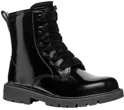 Geox JUNIOR J SHAYLAX GIRL BIKER/AMPHIBIANS BOOTS BLACK 34_EU