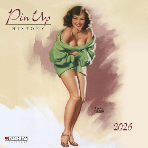 Calendrier Pin up retro 2026 affiche Vintage Femme Sexy - (TS) + offert un agenda de poche