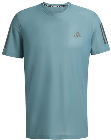 adidas Men's Own The Run Tee, Preloved Teal, L