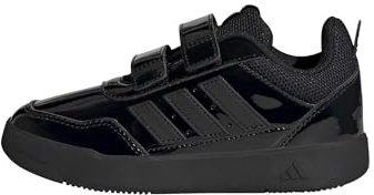 adidas Unisex Kids Tensaur Sport 3.0 Hook and Loop Kids Shoes, Core Black/Matte Black, 4 UK