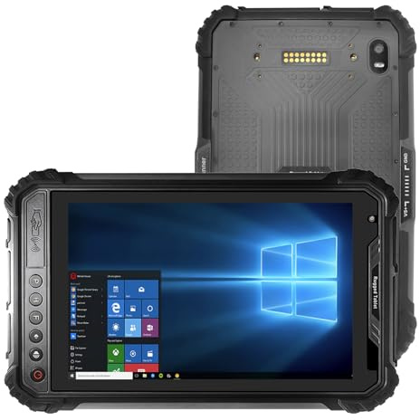Breloom ST9-W Tablet robusto, Intel Z8350 Windows 10 da 8 pollici, 4 GB + 64 GB, IP65 Impermeabile, 7800 mAh, 4G LTE/BT 4.2 / NFC/GPS/BDS/GLONASS (con versione 2D)