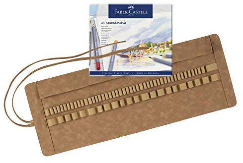 Faber-Castell 180010 - Stifterolle Art & Graphic (48er Set, Aquarellstifte)