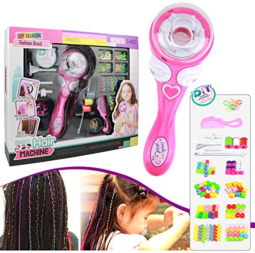 Kyduu Automatic Hair Braider, Automatic Braiding Device, Elektrische Haarflechtmaschine, Elektrische Automatische Haarflecht Vorrichtung, Braid Styler,DIY Magic Hair Styling Tools für Mädchen Geschenk