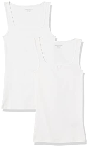 Amazon Essentials Women's Slim-Fit Square Neck Tank Top
