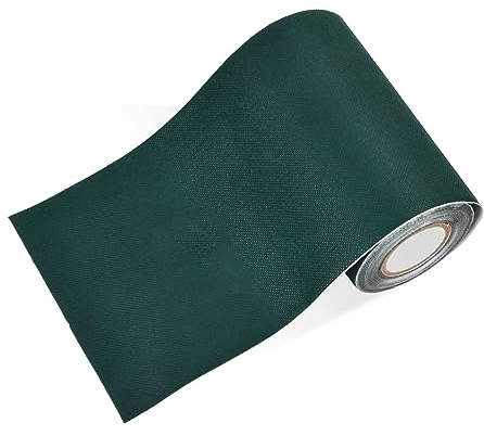 wangjiangda 150mm x 5m Ruban de Couture de Gazon Artificiel Vert Ruban Adhésif Auto-Adhésif pour Tapis Artificiel pour Balcon, Jardin, Mariage Ruban Auto-Adhésif pour Connecter Un Faux Tapis de Gazon