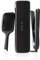 ghd gold gift set - Set de regalo plancha de pelo profesional, cepillo ghd all-rounder y neceser resistente al calor, tecnología dual-zone, edición 2023
