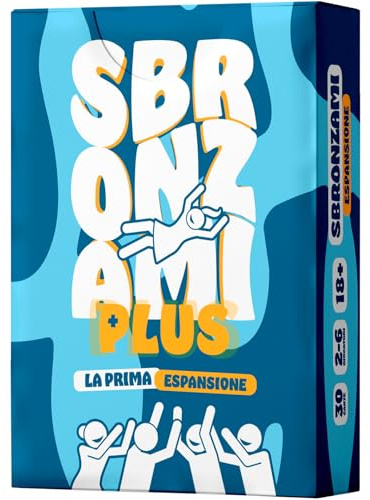 SBRONZAMI™ PLUS - L’espansione - Gioco di Carte alcolico - Party Game tra Amici | +18 | 30 nuove Carte - Edizione Italiana