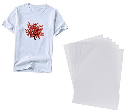 Operitacx 5St Inkjet-Wärmeübertragungspapier transferpapier bedruckbares Wärmeübertragungs-Vinyl Übertragungsband Sublimationspapier Sublimationswärmeübertragungspapier