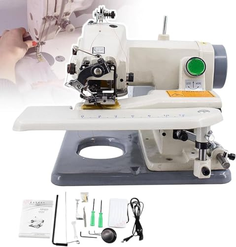 Portable Professional Grade Desktop Blindstitch,Clothes Hem and Cuff Invisible Thread Blind Hemmer Sewing Machine,400 Stitches/Min,Seamless,Invisible Seam- for Alteration Stores/Home