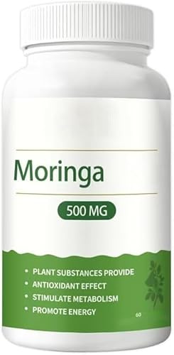 Moringa 500 Mg, 60 UnitéS | Bien-êTre Au Quotidien Et Vitalité Naturelle,1pcs