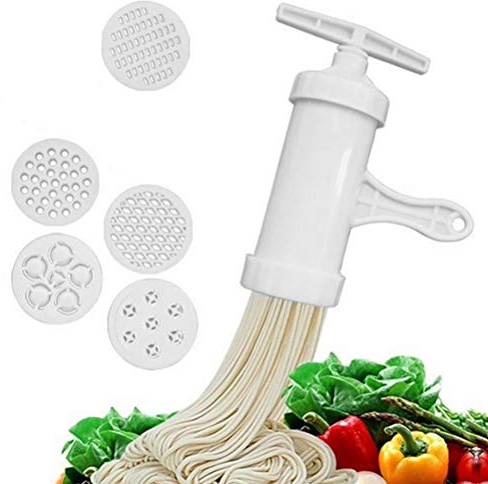 Macchina per Pasta Professionale in Acciaio Inox Pressa Tagliatelle Utensili da Cucina Manuale per Pasta Spaghetti Gelato Verdure Frutta