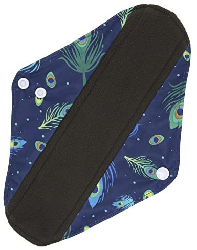 Wiederverwendbare Menstruationseinlagen, Über Nacht Hygieneeinlagen Weiche waschbare Inkontinenzeinlagen für die Menstruation für Frauen(L-Code)