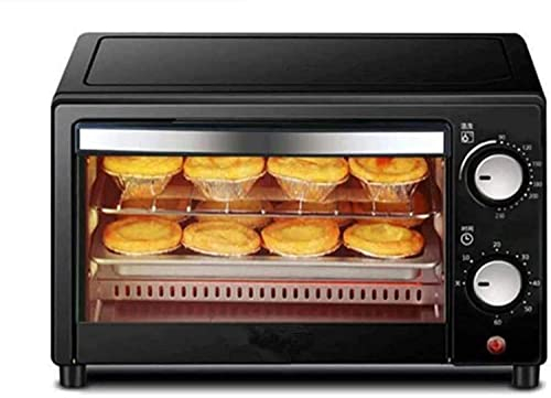MXXHFC Minihorno 12L, Temperatura Regulable y Horno eléctrico de Dos Niveles con Tiempo de 60 Minutos para Hornear Pasteles y Pan, (Tamaño : 12L) (Tamaño : 12L) (12L) (12L)