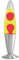 Almineez Magic 16” Lamp – Aluminium Soothing Colour Motion Wax and Liquid - Novelty Retro Fun Gadget Gift for Home Bedroom Desk Table Decoration Mood Relaxation Light (Red Wax/Yellow Liquid)