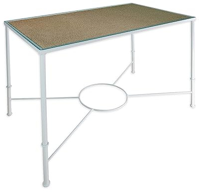 El Herrero Mesa de forja para Salon, Cocina, Mesa de Centro. 120x70 Regulable a Doble Altura. Ideal para Ropa Camilla, forja Nacional