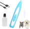 Pfotentrimmer für Hunde, Pfotentrimmer Mit LED-Licht, USB Wiederaufladbar Hundeschermaschine Paw Trim Pro für Hunde und Katze, Leise Hundepfoten Trimmer für Pfoten, Augen, Ohren, Gesicht, Körp