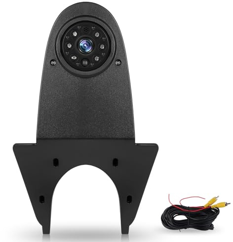 Hodozzy Cámara de Visión Trasera Luz Freno, Cámara de Luz de Freno de Marcha Atrás LED HD 720P, Visión Nocturna IR, Impermeable IP67, Cámara CVBS AHD para Mercedes-Benz Sprinter/MPV/Furgoneta