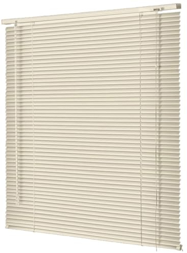 Aluminium Jalousien für Innen Fenster, Maßgefertigte 25mm Lamellen, Horizontale Verdunkelungsrollos für Türen & Fenster im Haus oder Büro 50/80/100/120/150/160/180cm(Beige)