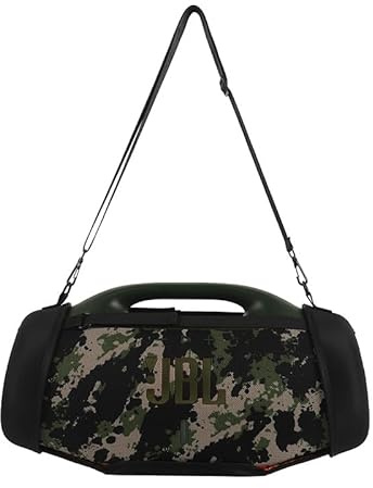 Hzycwgone Fodral Bärrem för JBL Boombox 4 bärbar Bluetooth-högtalare,Boombox 4 Resefodral Axelrem Axelväska Skyddsfodral Bärväska(Svart)
