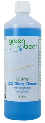 GBPro Eco Window Glass Cleaner + Degreaser (Concentrated) Streak Free, Glass Cleaner, Building Windows, Car Windows, Mirror Cleaner, Smear and Streak Free, Environmental-friendly - 1L