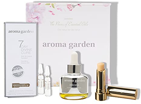 Gesichtsstraffung-Kur Geschenkset - Recovery Program - Intensive Anti-Aging Pflege mit Vitamin C, Immortelleöl, & Myrrhenöl - Wirkt antioxidantisch & revitalisiert die Haut - Bio & Natürlich - 49 ml