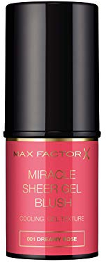 Max Factor, Miracle Sheer Gel Blush Stick with Modular Colour and Refreshing Texture, 001 Dreamy Rose